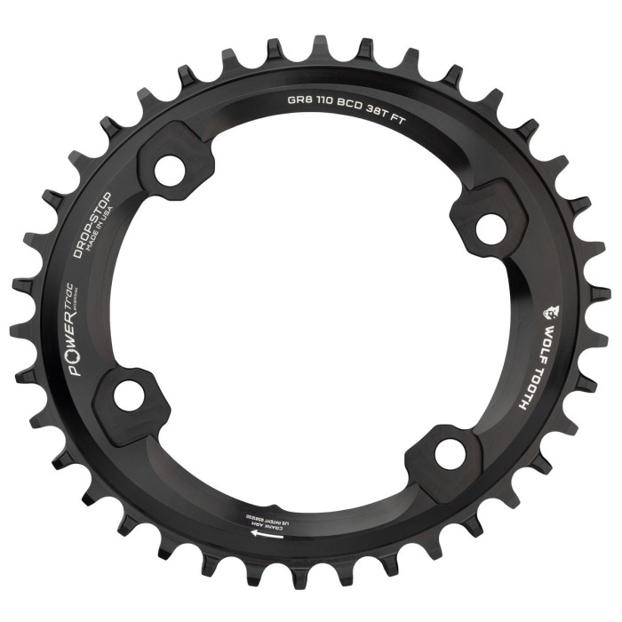 Eliptyczna zębatka 110BCD do korb Shimano GRX