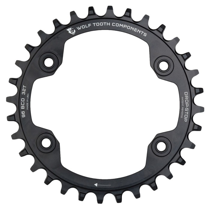 Zębatka NW Wolf Tooth Components do korb XTR 96BCD 32T czarna okrągła