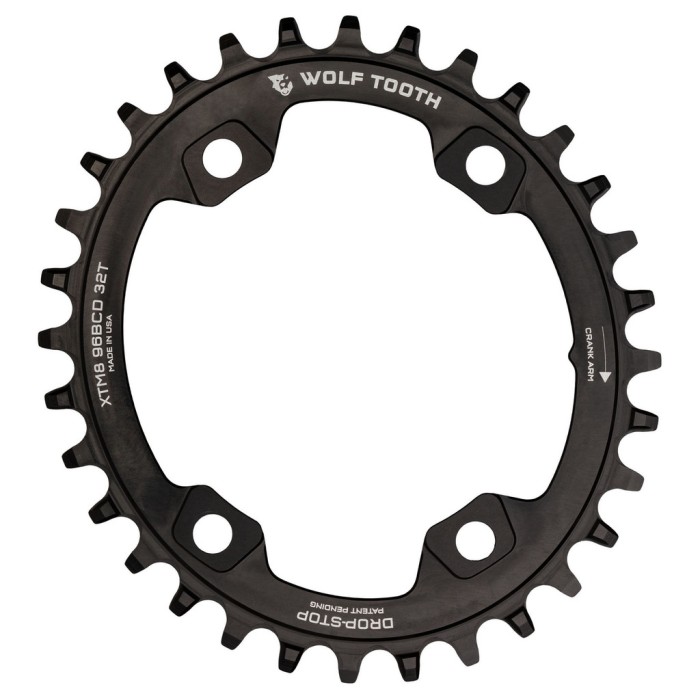 Eliptyczna zębatka do mechanizmów korbowych Shimano XT M8000