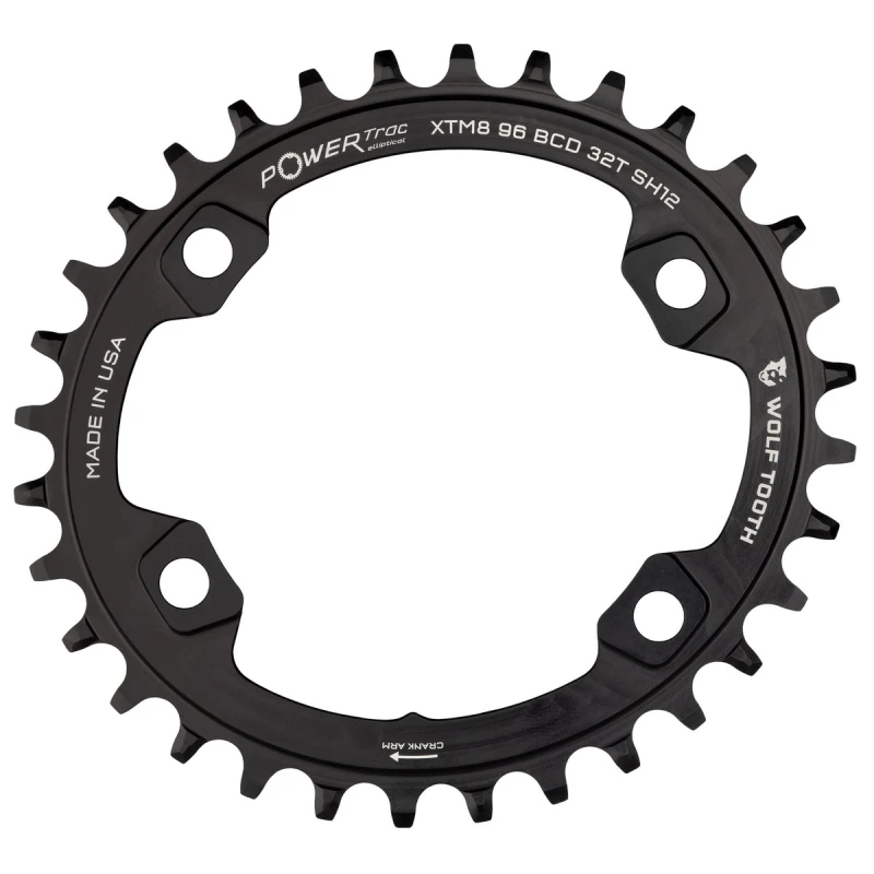 Zębatka owalna 96 BCD Chainring XT M8000 SLX M7000
