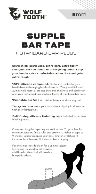 Owijka Wolf Tooth Supple Bar Tape gravel instrukcja EN