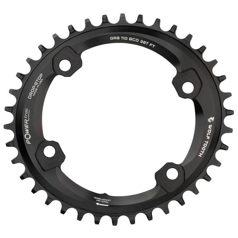 Eliptyczna zębatka 110BCD do korb Shimano GRX