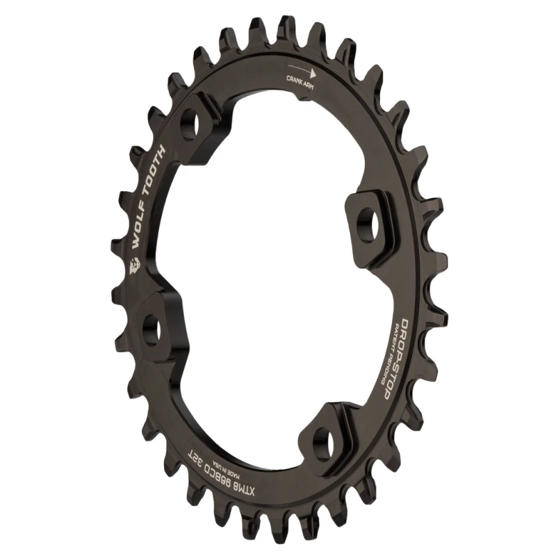 Eliptyczna zębatka do mechanizmów korbowych Shimano XT M8000