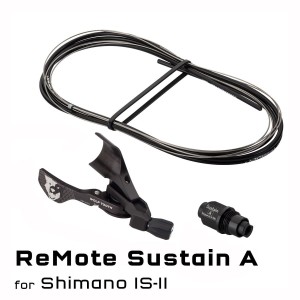 Manetka ReMote Wolf Tooth Components z adapterem sztycy Reverb  Sustain A z uchwytem montażowym do klamek hamulcowych Shimano IS-II