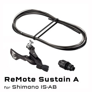 Manetka ReMote Wolf Tooth Components z adapterem sztycy Reverb  Sustain A z uchwytem montażowym do klamek hamulcowych Shimano IS-AB