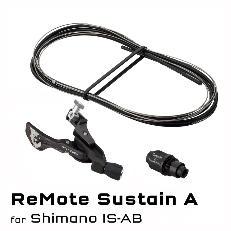 Manetka ReMote Wolf Tooth Components z adapterem sztycy Reverb  Sustain A z uchwytem montażowym do klamek hamulcowych Shimano IS-AB