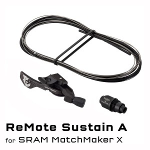Manetka ReMote Wolf Tooth Components z adapterem sztycy Reverb  Sustain A z uchwytem montażowym do klamek hamulcowych SRAM Matchmaker X
