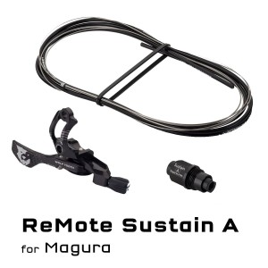 Manetka ReMote Wolf Tooth Components z adapterem sztycy Reverb  Sustain A z uchwytem montażowym do klamek hamulcowych Magura