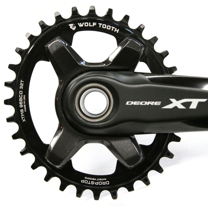 Eliptyczna zębatka do mechanizmów korbowych Shimano XT M8000