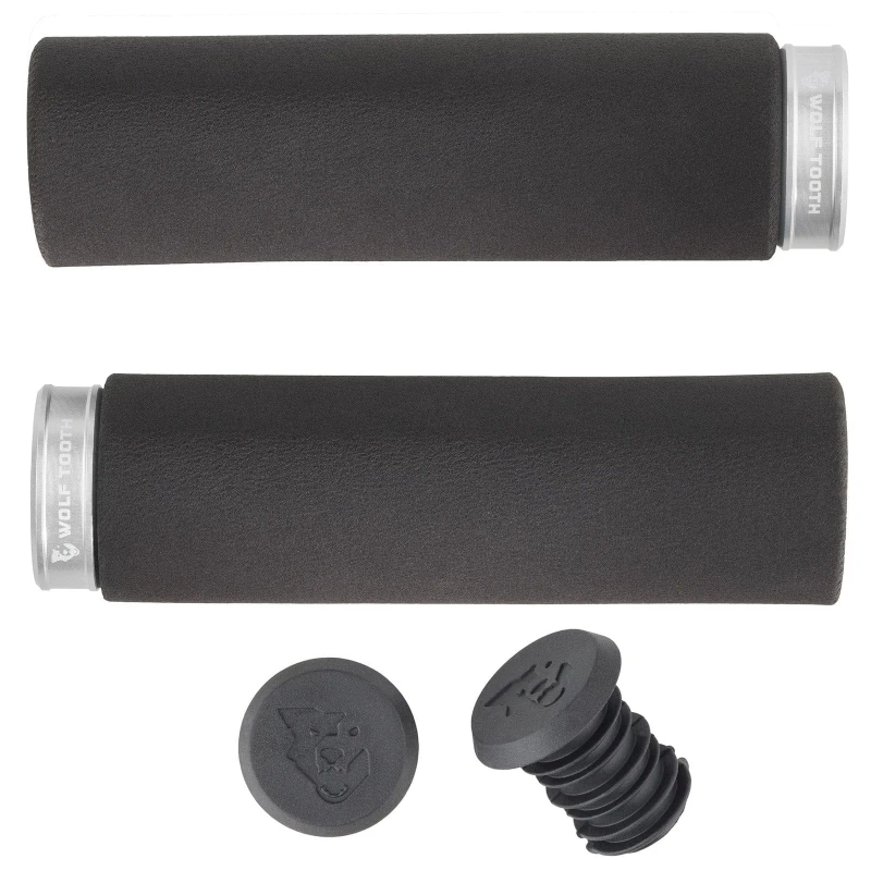 Chywty kierownicy Fat Paw Lock On Wolf Tooth FPLCK-BLK-RSIL.jpg